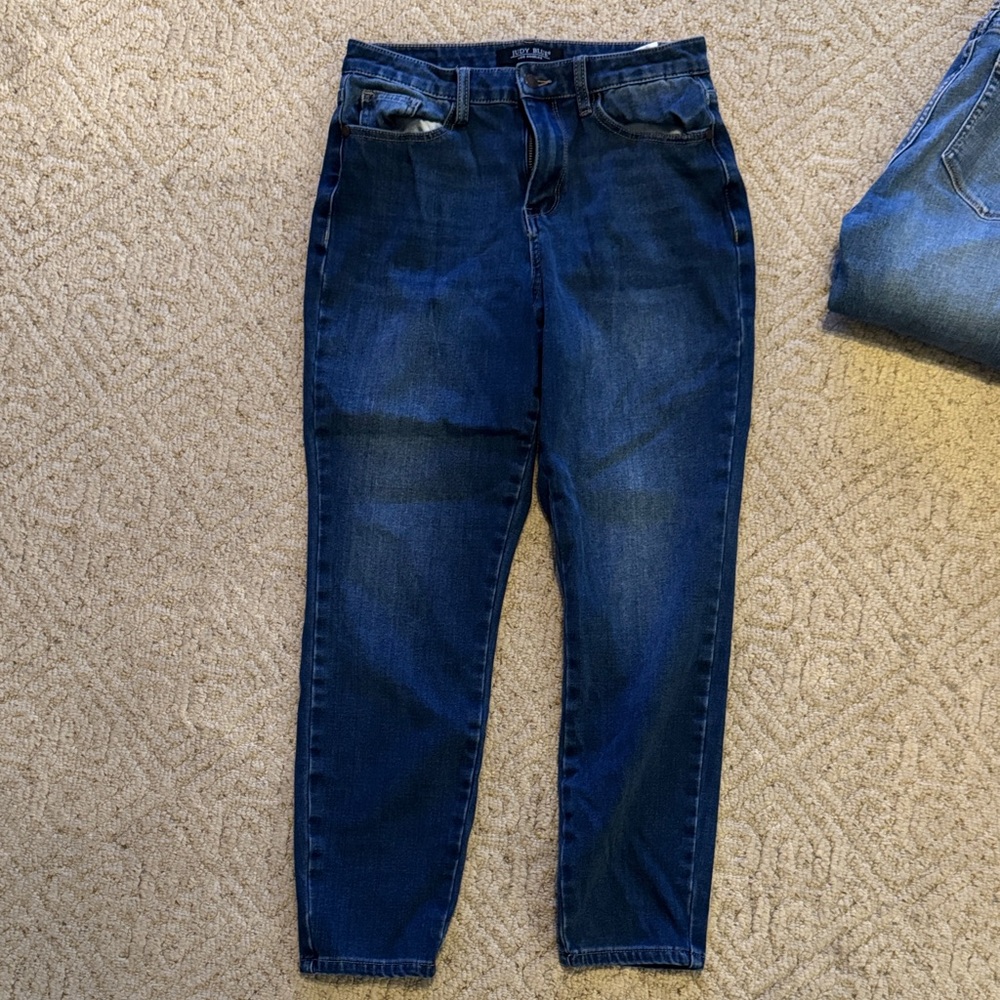 Judy Blue Dark Blue Boyfriend Jeans